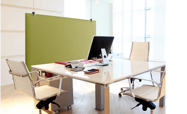 BAFFLE SOUND ABSORBING CEILING SYSTEM